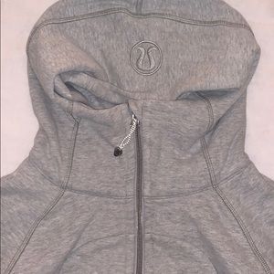 Lululemon scuba hoodie grey, size 4